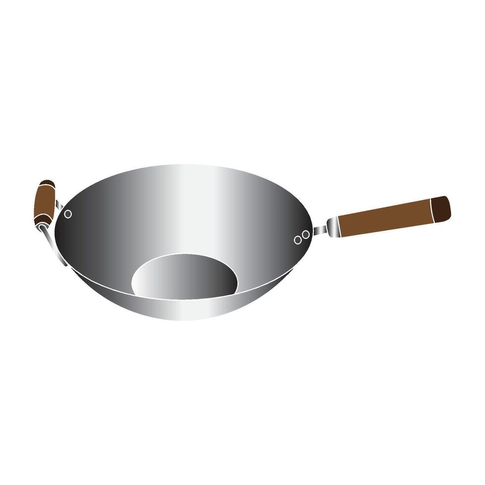 frying pan icon vector