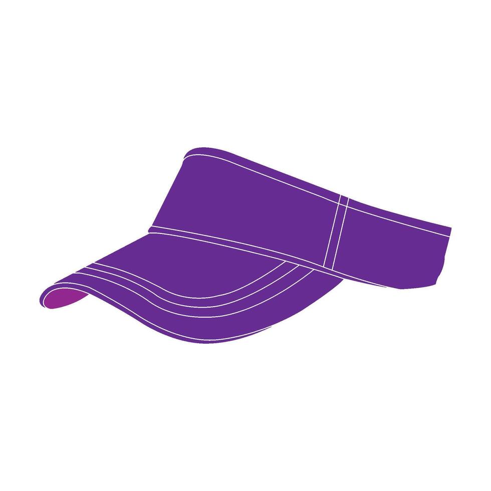 Golf hat icon vector