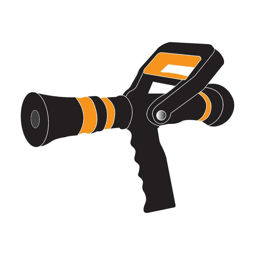 firefighter jet nozzle icon vector