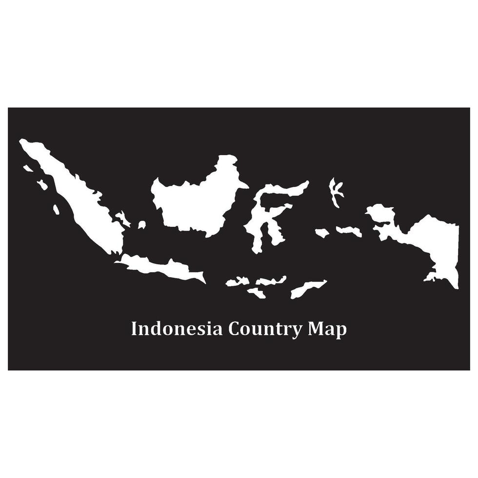 Indonesia map icon vector