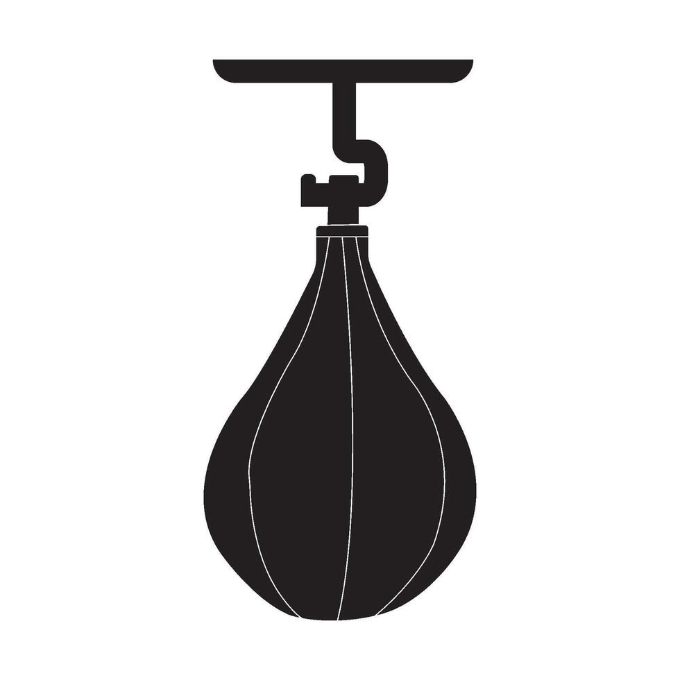 Punching bag icon vector