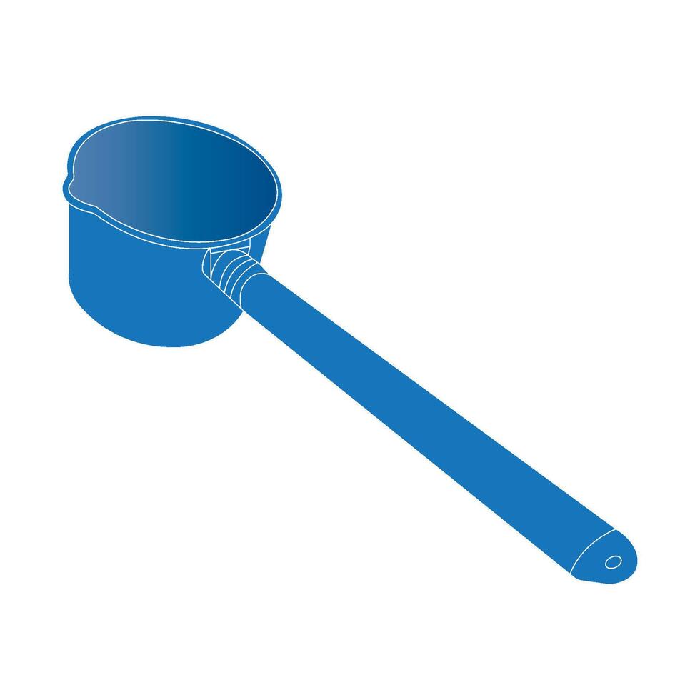 dipper icon design vector