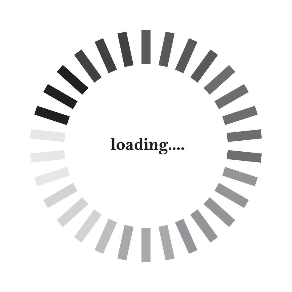 loading icon design vector