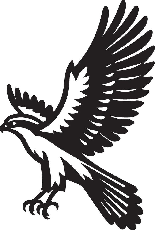 goshawk art Illustration vector