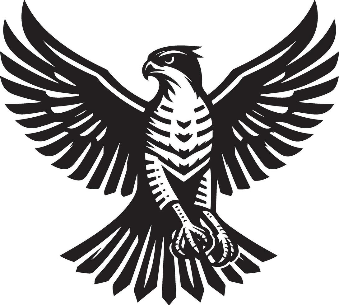 goshawk art Illustration vector