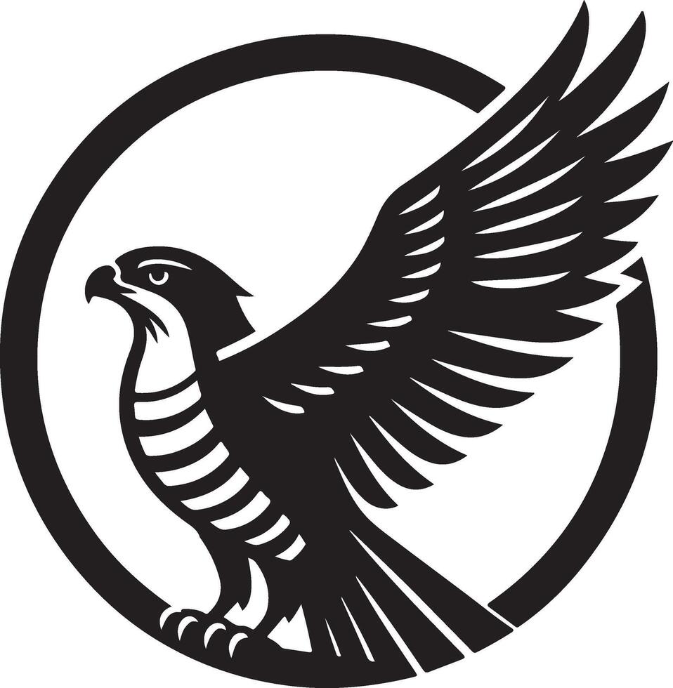 goshawk art Illustration vector