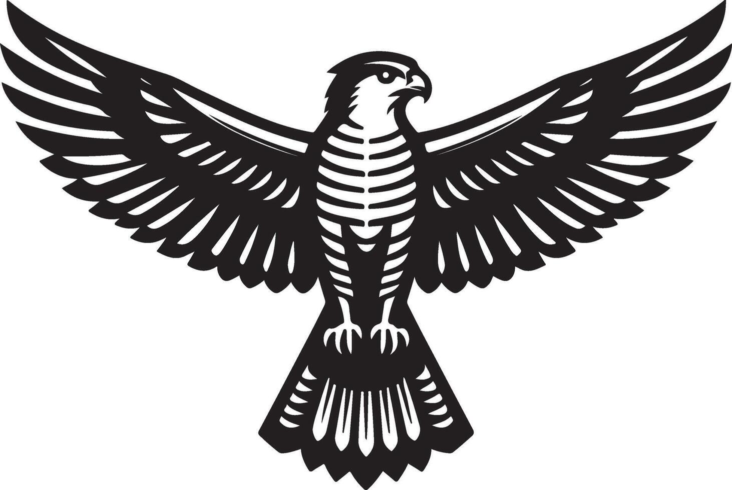goshawk art Illustration vector