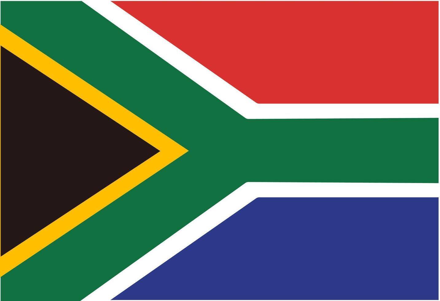 South African flag illustrator country flags vector