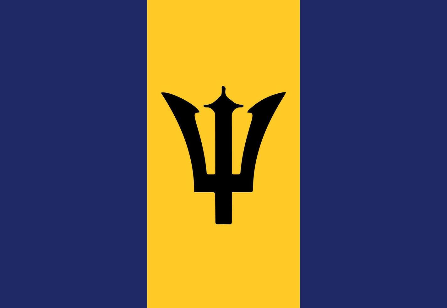 Barbados flag illustrator country flags vector