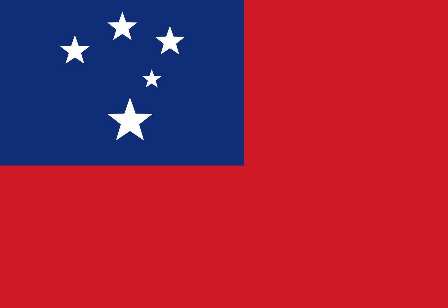amazing Samoan flag illustrator country flags vector