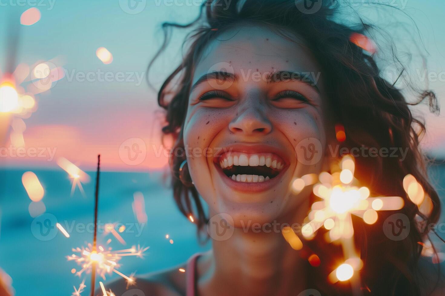 people celebrating 4th of july background