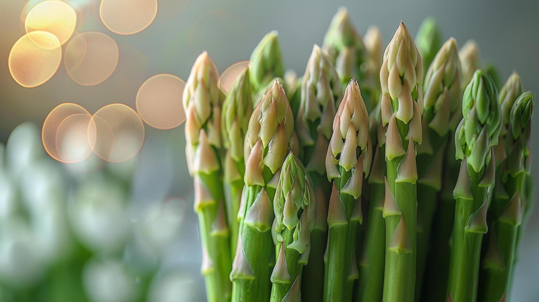 Close Up of a Plate of Asparagus photo