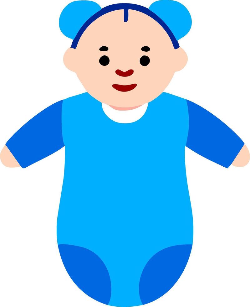 Baby blue icon illustration vector