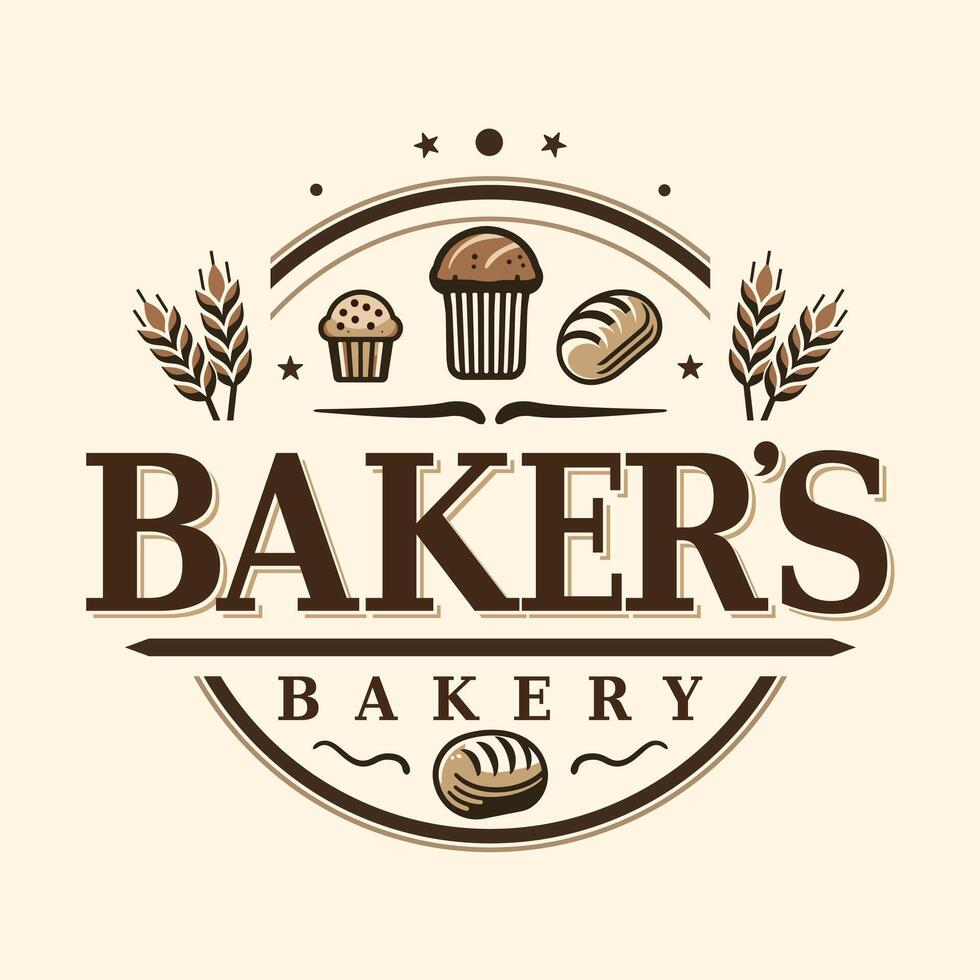 Baker s Bakery Logo vector