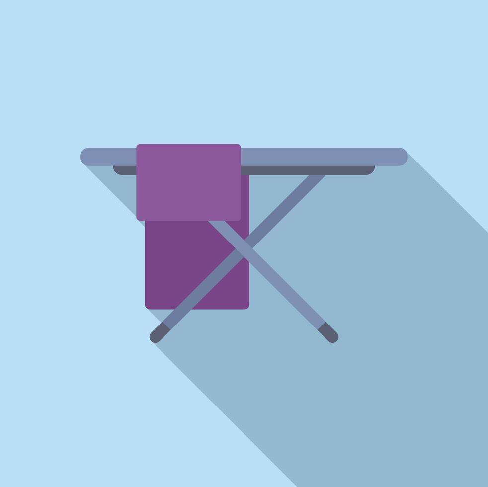 Flat design ironing board icon vector