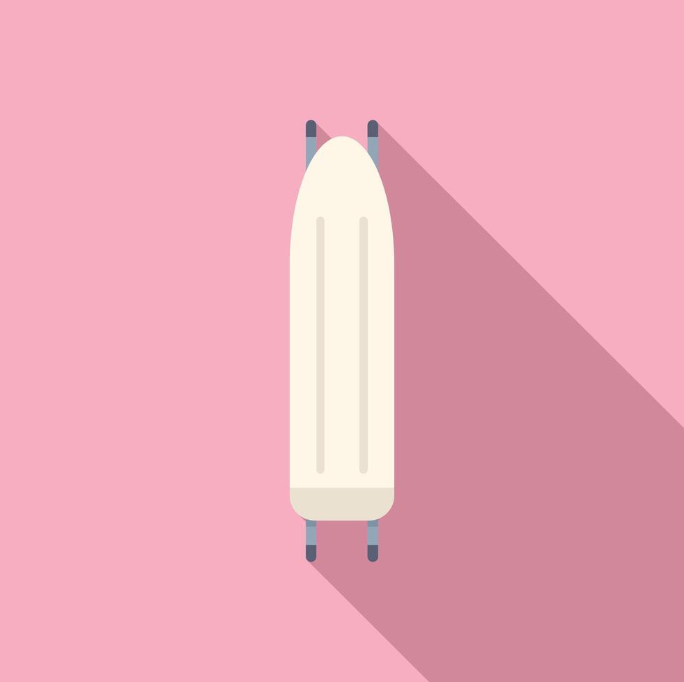 Minimalist ironing board flat design illustration vector