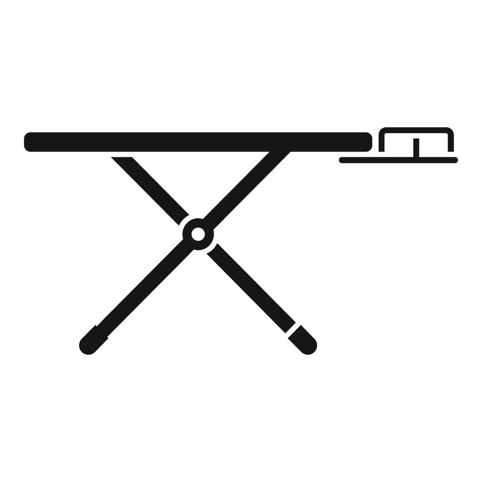 Ironing board icon isolated on white background vector