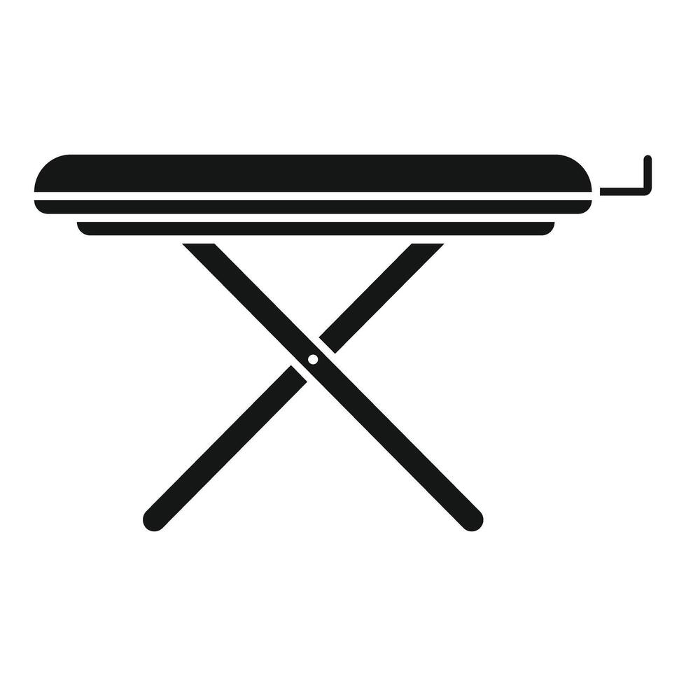 Simplistic icon of ironing board vector