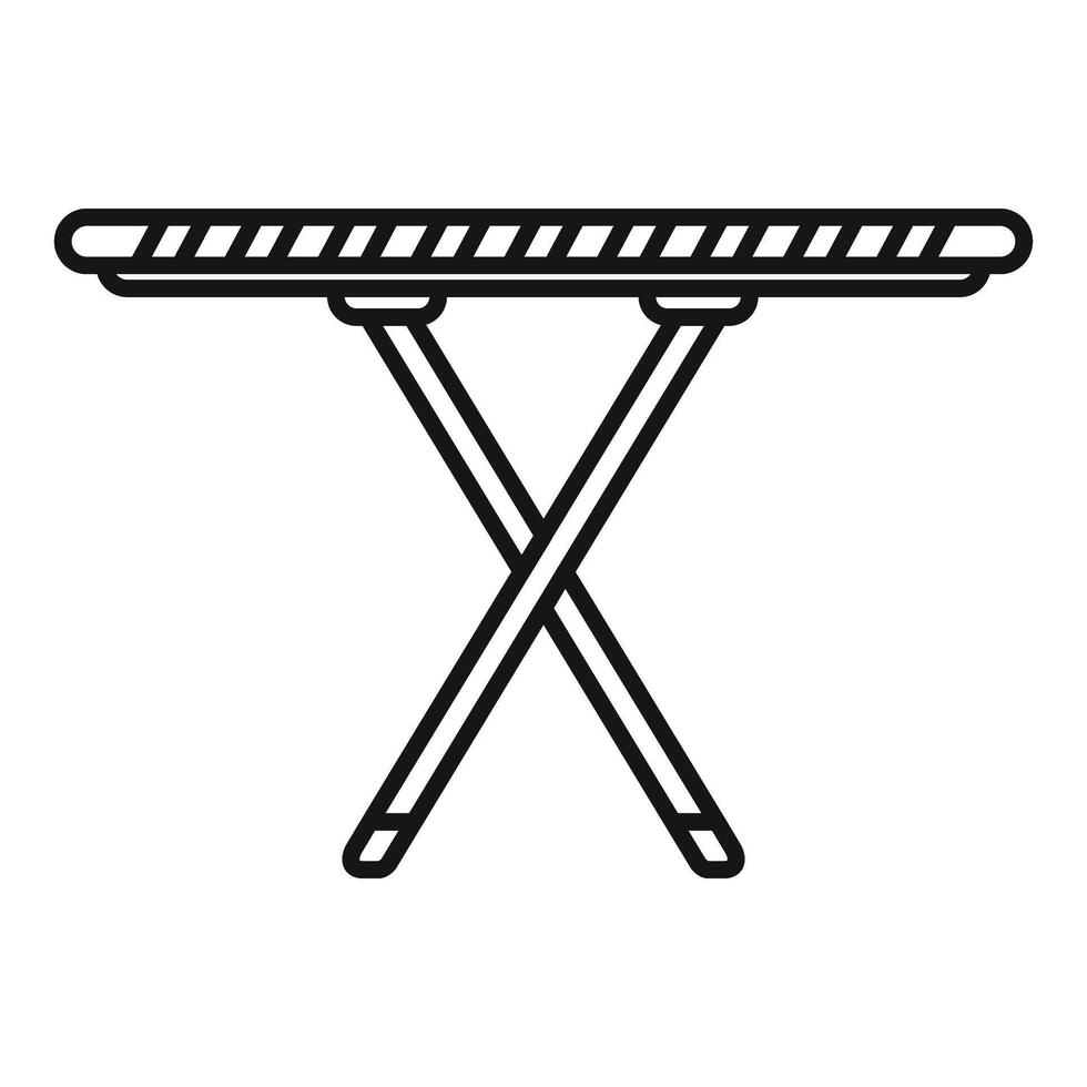 illustration of a folding ironing board vector