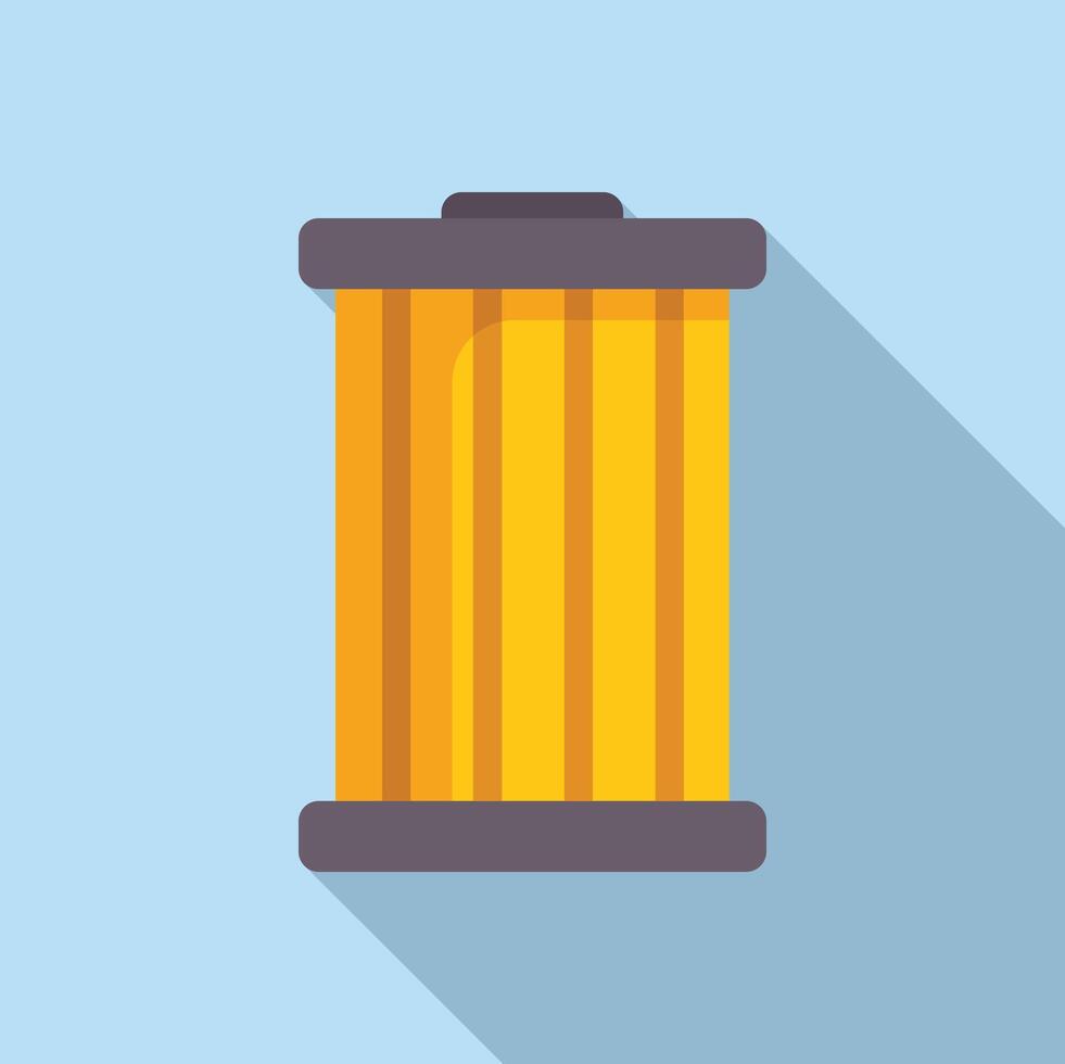 Flat design icon of sewing thread spool vector