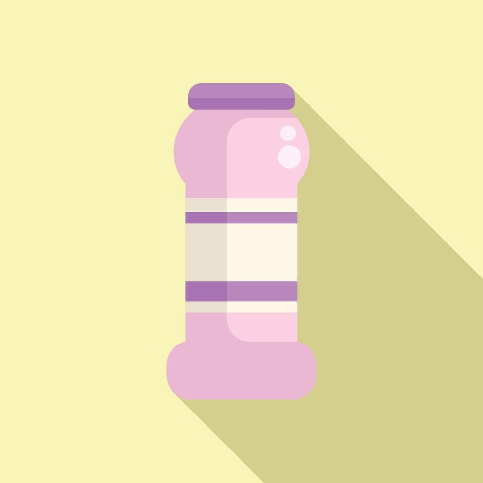 Minimalistic graphic of a purple salt shaker vector