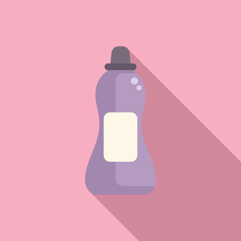 Flat design illustration of a cleaning detergent bottle vector