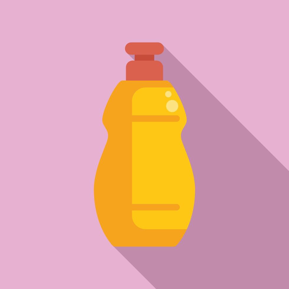 illustration of yellow soap dispenser vector