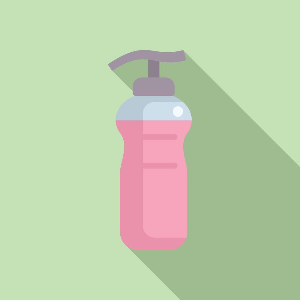 illustration of hand soap dispenser with shadow vector