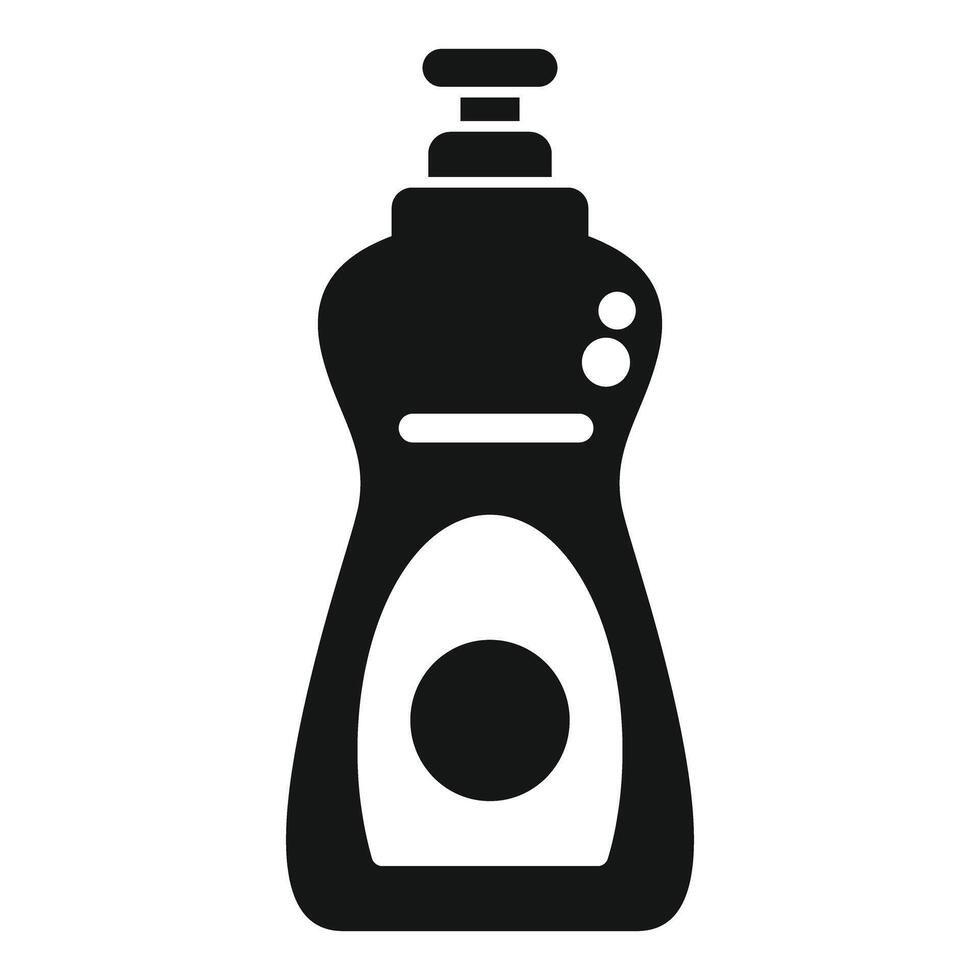 Silhouette of liquid soap dispenser vector