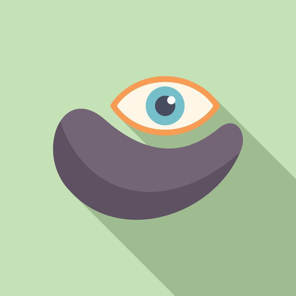 Abstract eye and shadow illustration vector