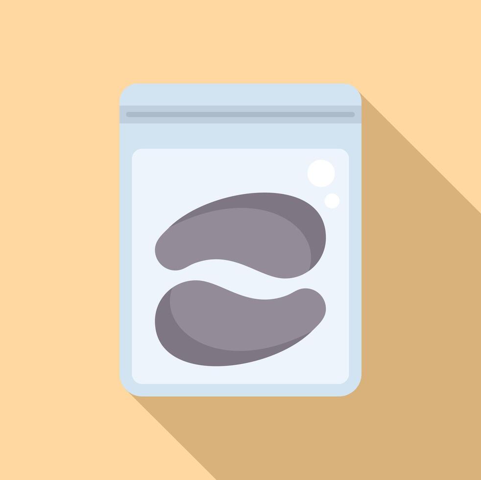 illustration of coffee beans in glass jar icon vector