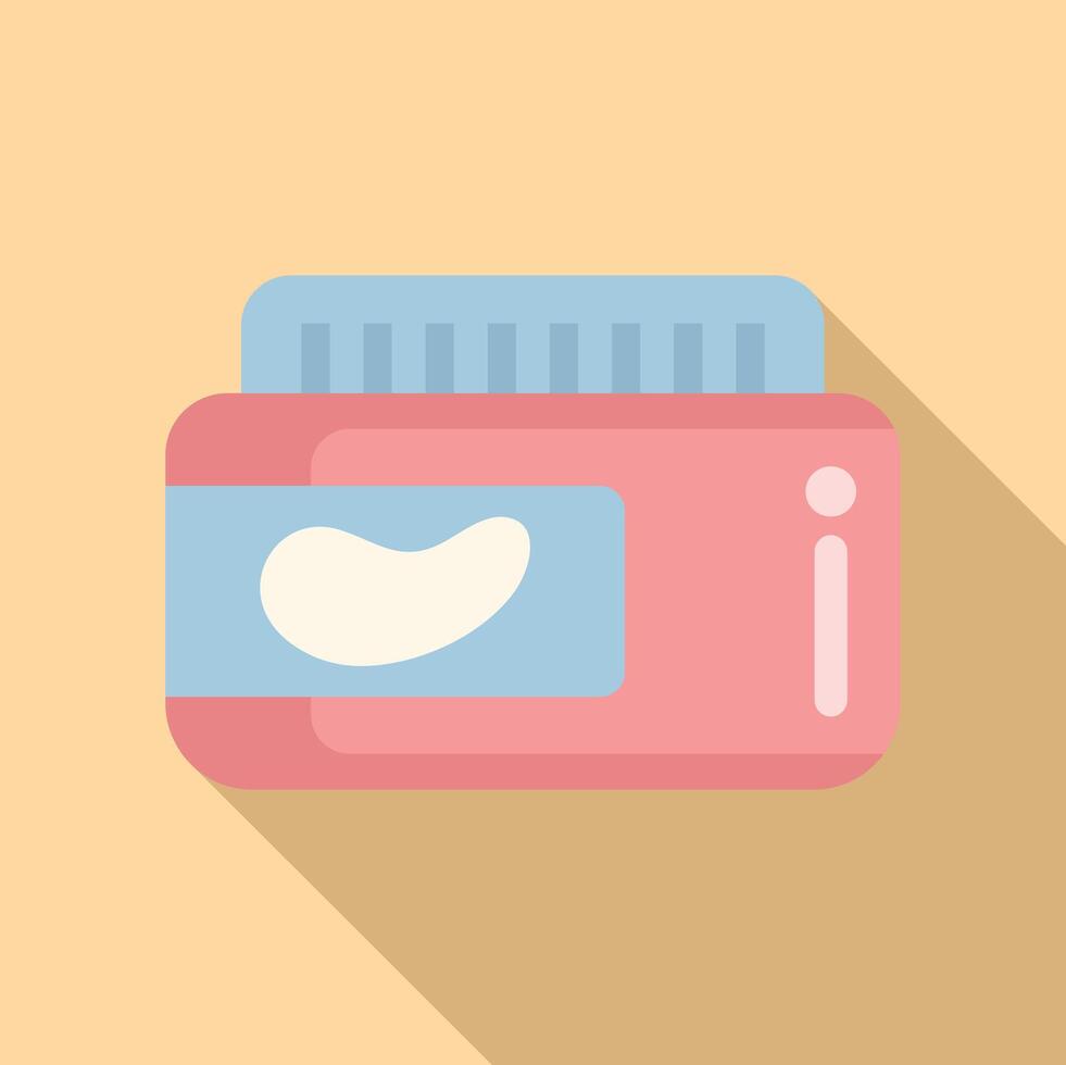 Flat design credit card icon vector