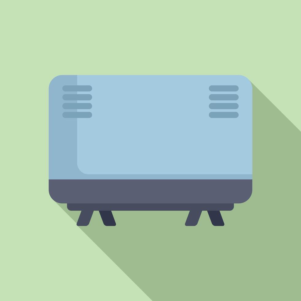 Flat design illustration of a toaster vector