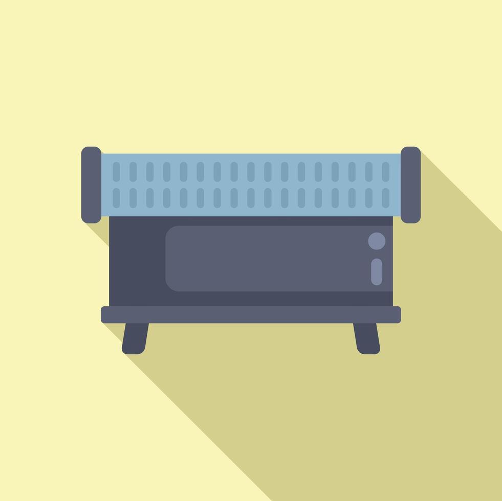illustration of a modern toaster vector