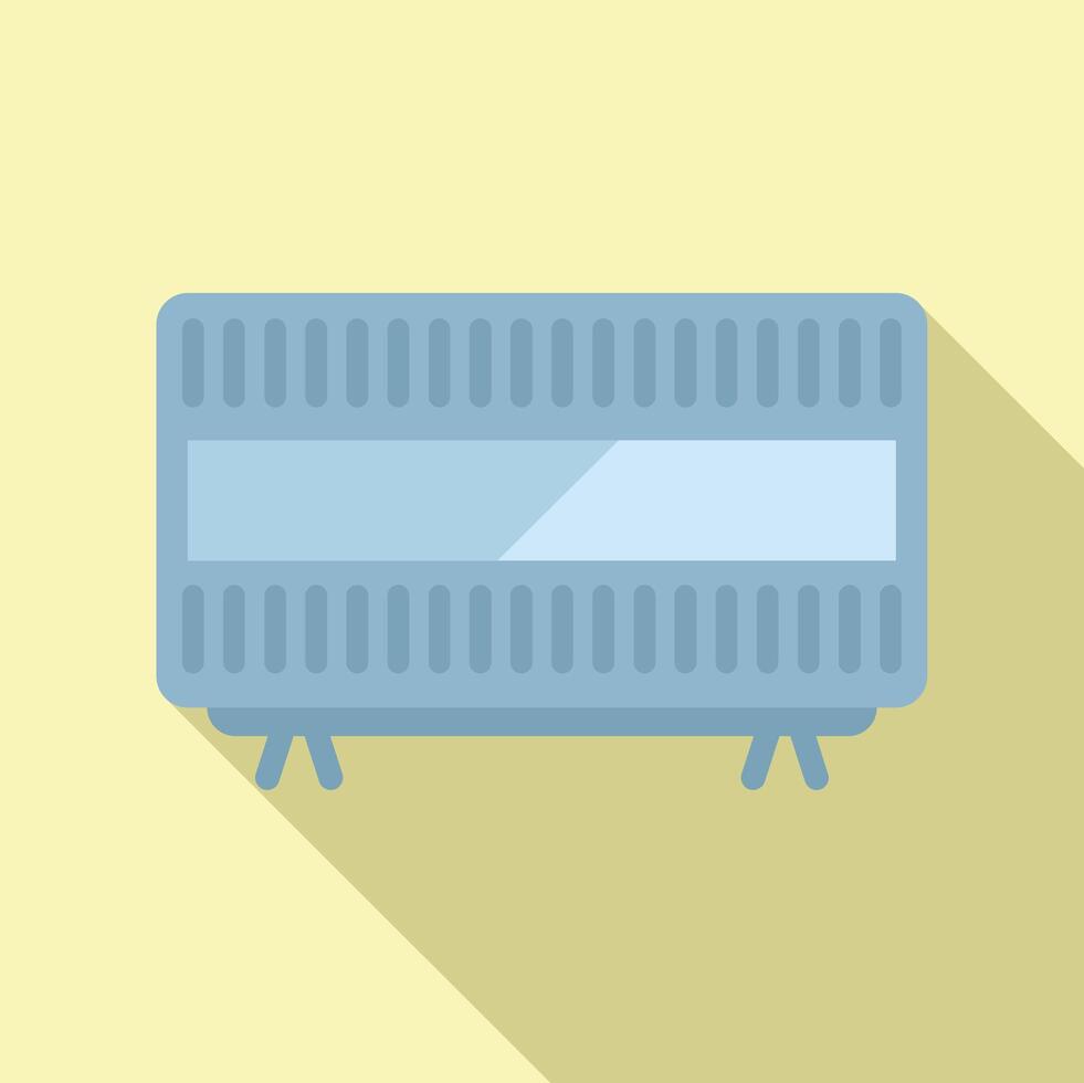 Minimalistic illustration of a heater vector