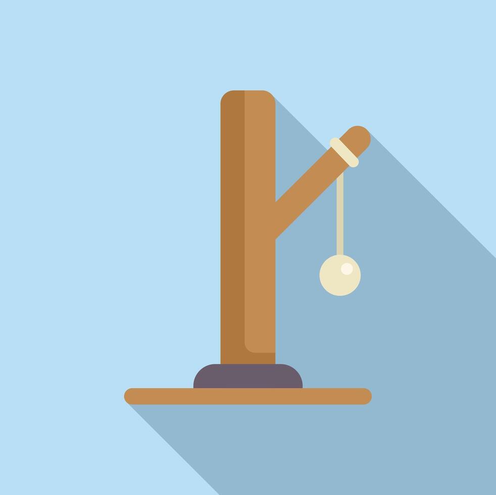Minimalist cartoon of a table lamp vector