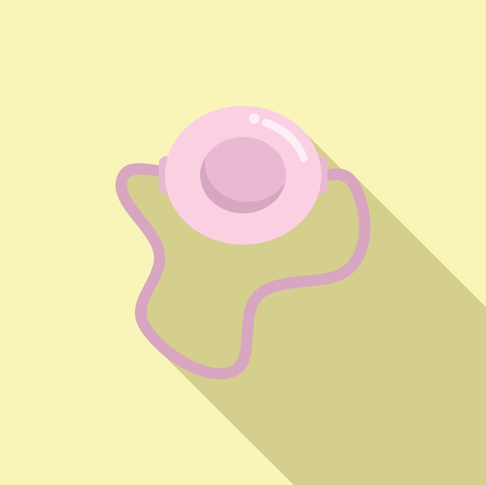 Cartoon melted ice cream cone on pastel background vector
