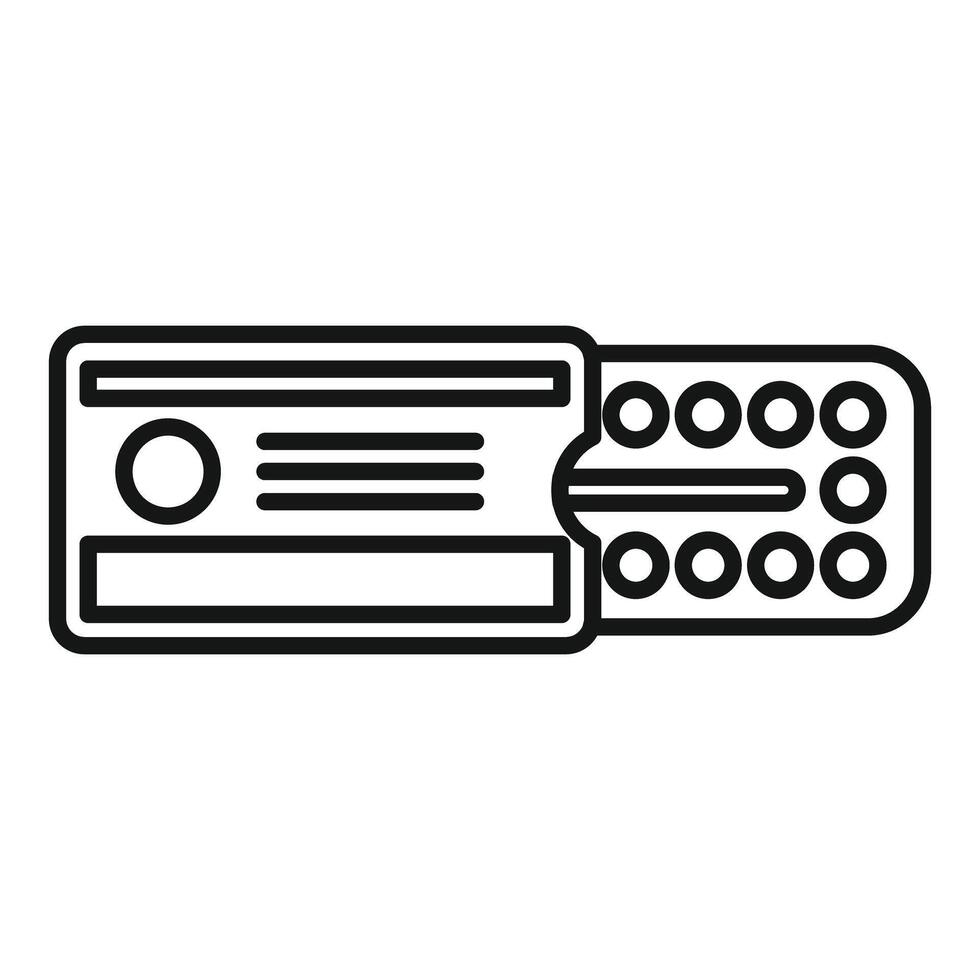 Graphic icon of a ticket with perforation vector