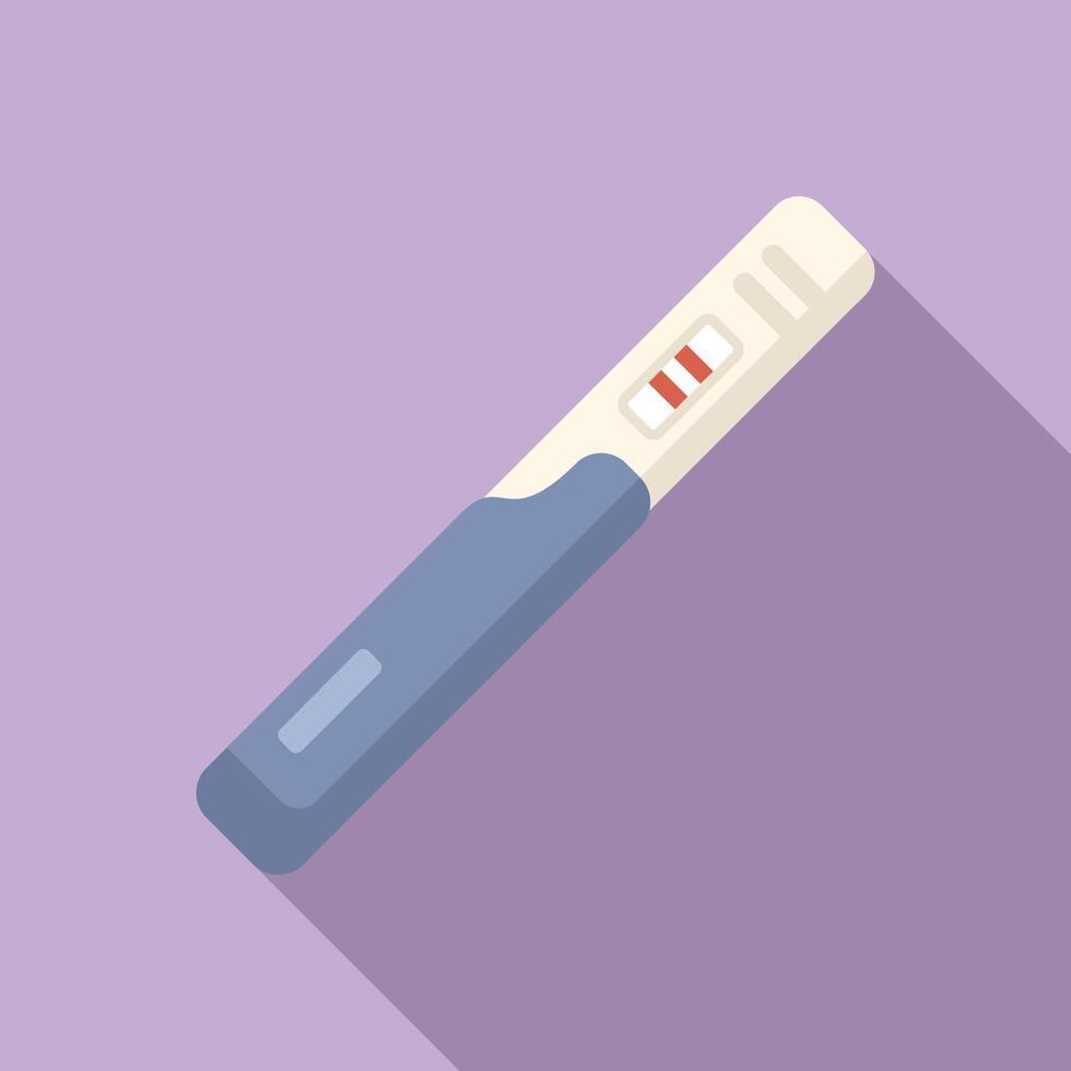 Positive pregnancy test result illustration vector