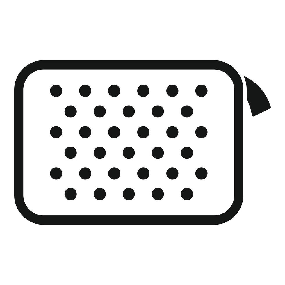 illustration of a wallet icon vector