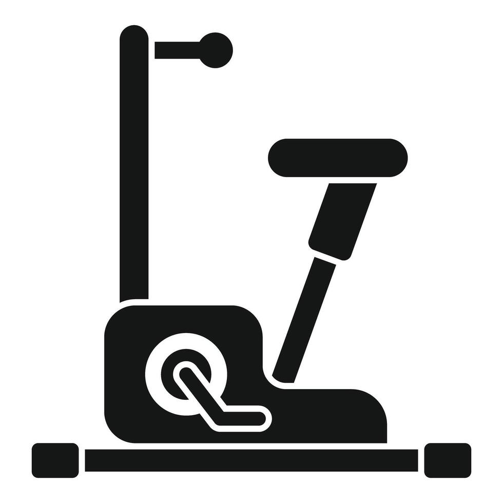 Exercise bike icon illustration vector