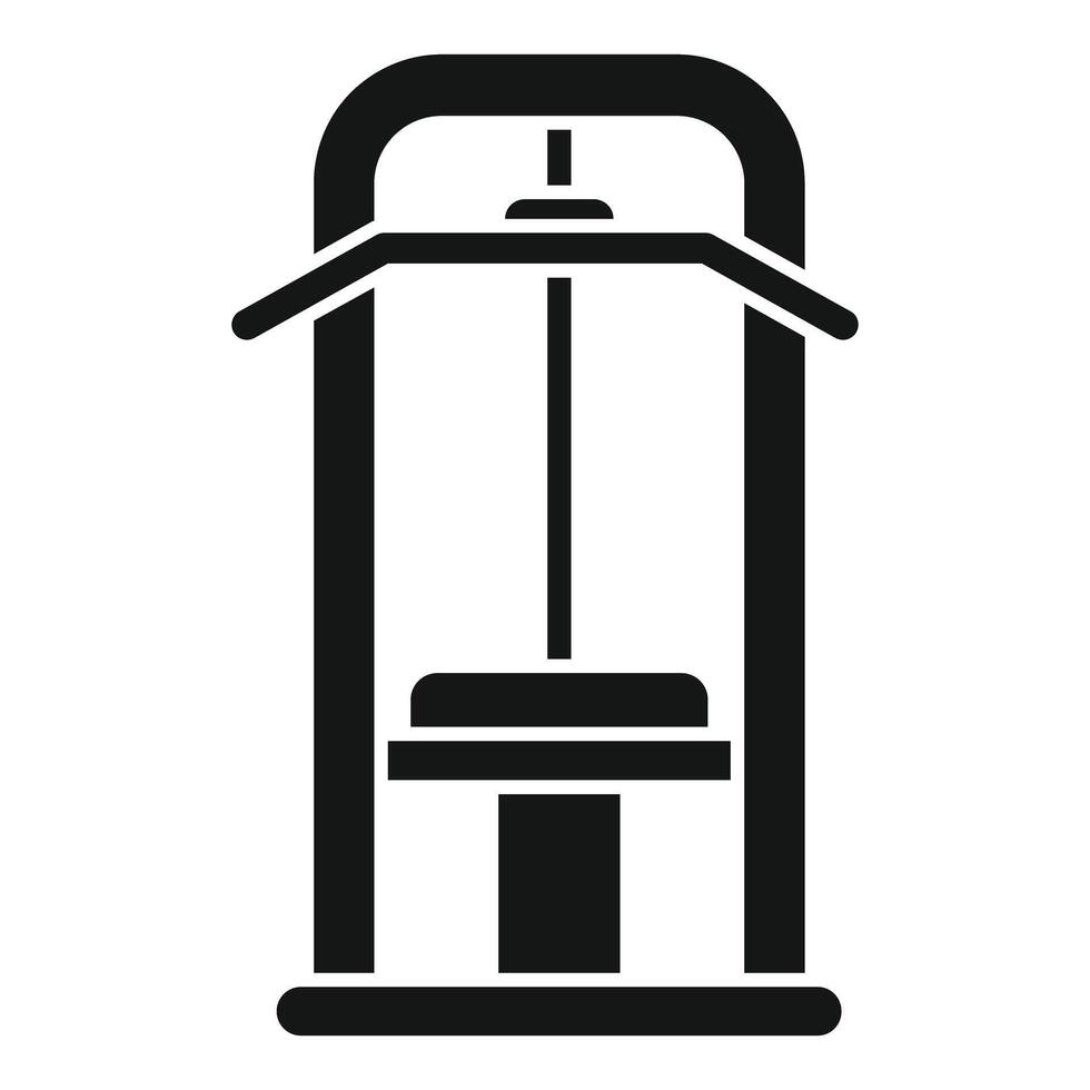 Classic british red telephone box icon vector