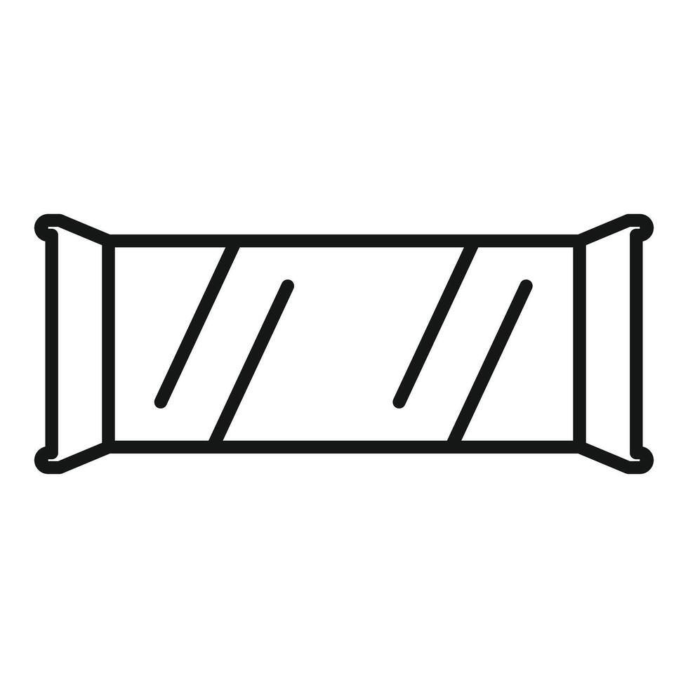 illustration of a simple candy wrapper vector