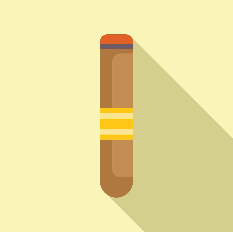 illustration of a cigar on a beige background vector