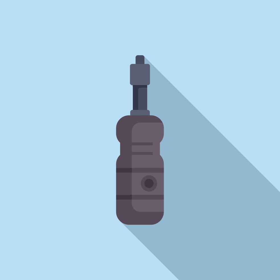 Flat design cordless drill icon vector