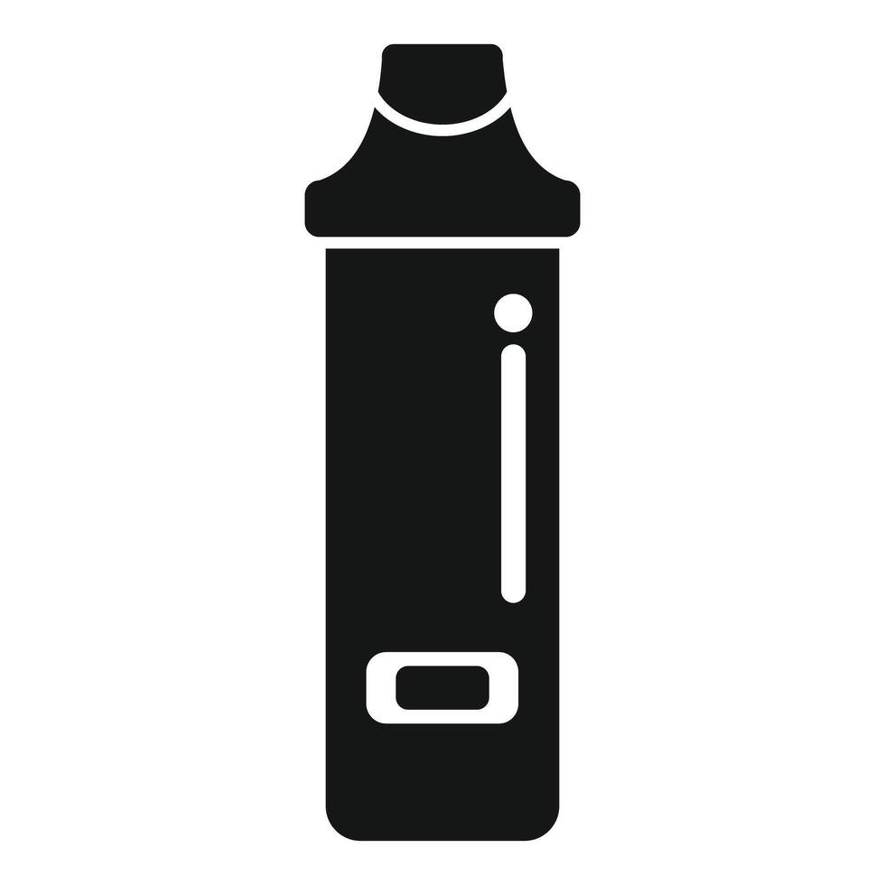 Black silhouette of a spray can icon vector