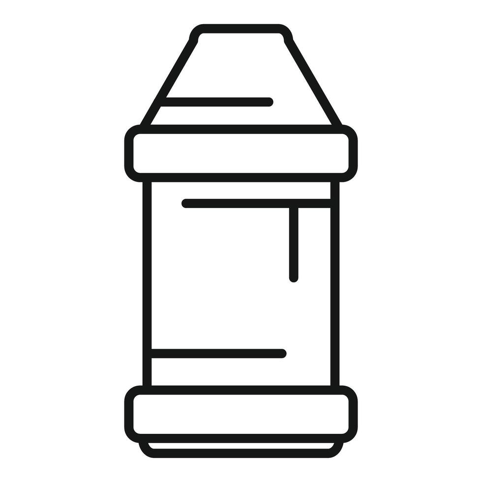 Outline drawing of a pencil icon vector