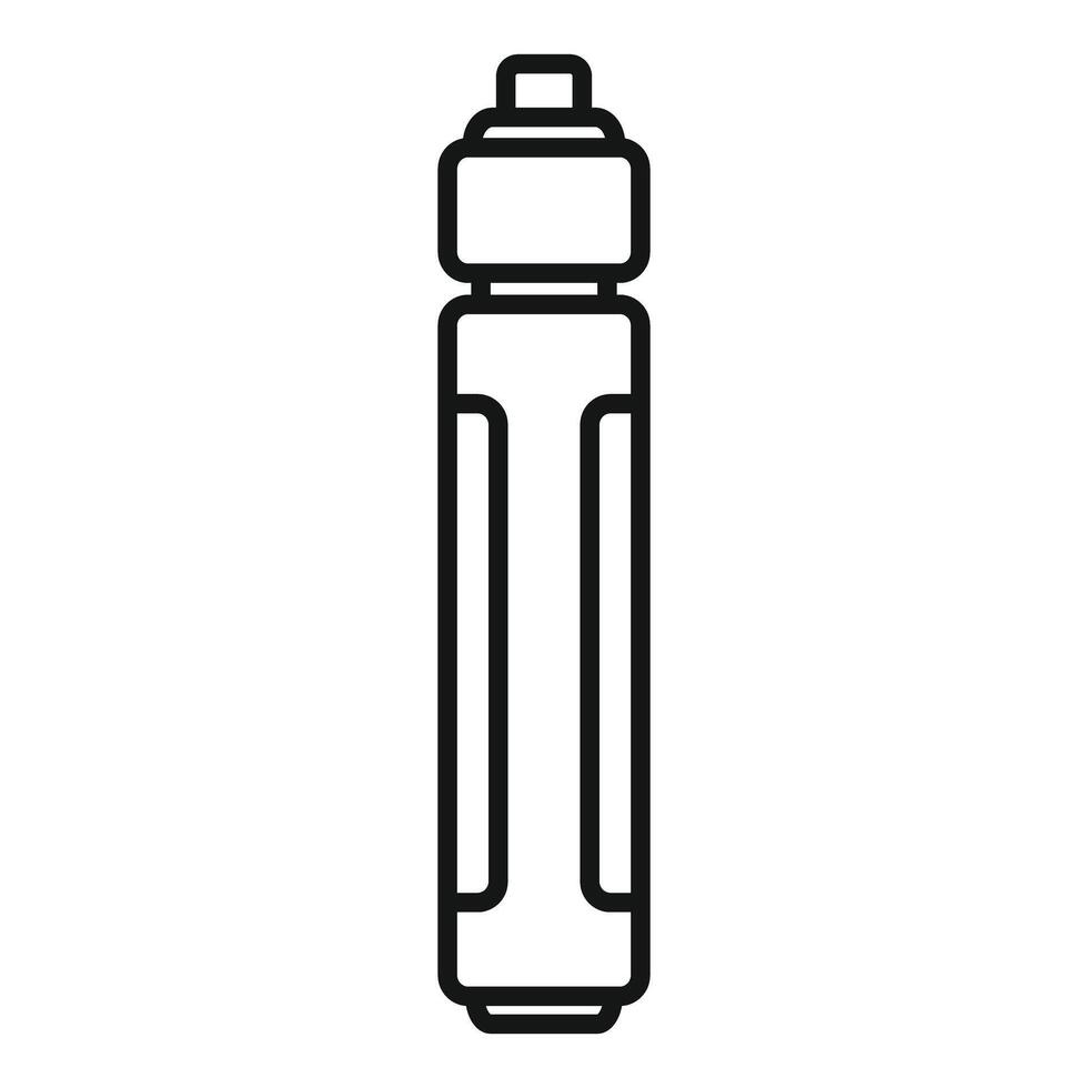 illustration of a reusable water bottle vector