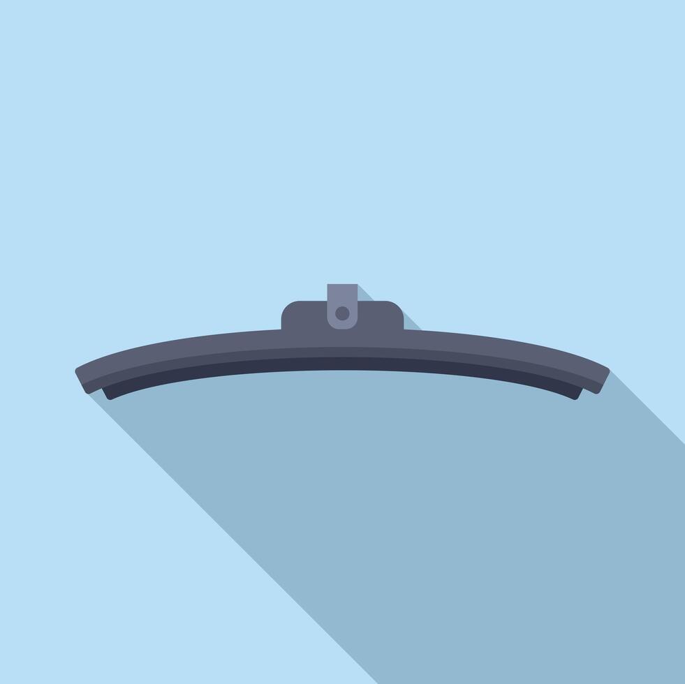 Flat design illustration of a windshield wiper vector
