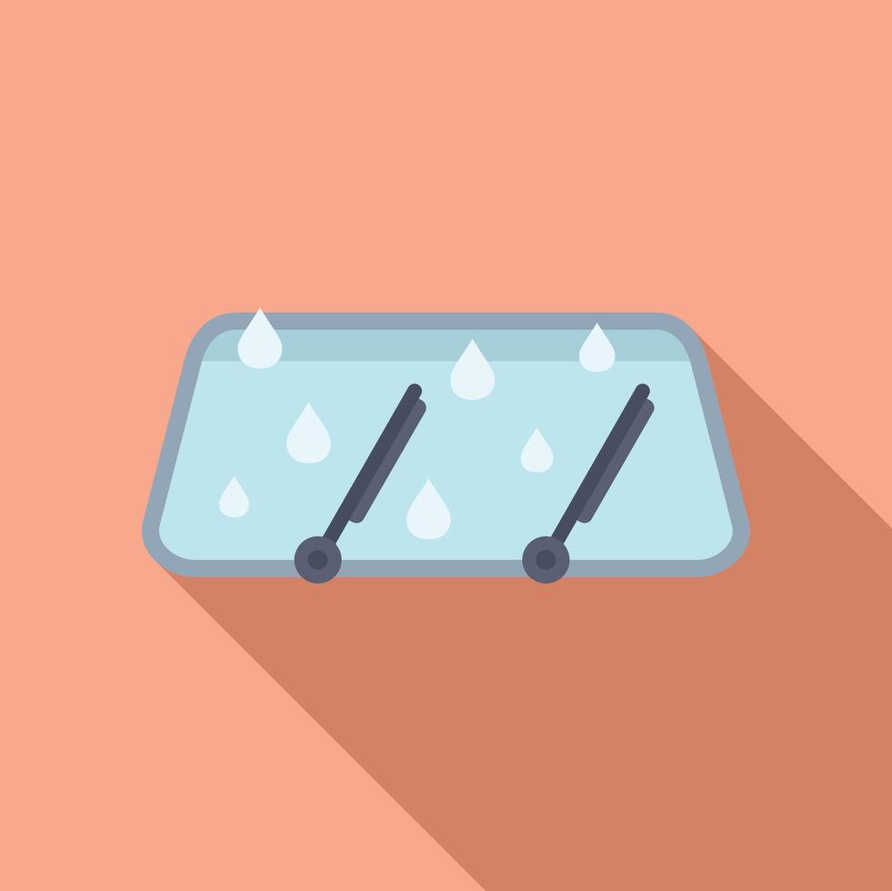 Flat design illustration of a water container vector